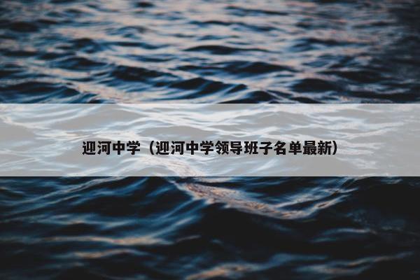 迎河中学（迎河中学领导班子名单最新）