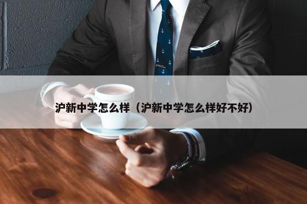 沪新中学怎么样（沪新中学怎么样好不好）