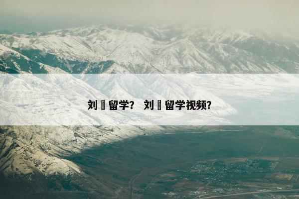 刘玥留学？ 刘玥留学视频？