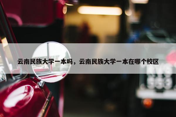 云南民族大学一本吗，云南民族大学一本在哪个校区