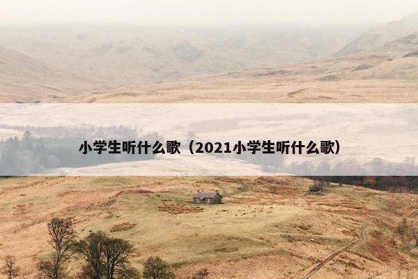 小学生听什么歌（2021小学生听什么歌）
