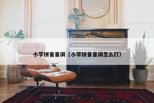 小学拼音音调（小学拼音音调怎么打）