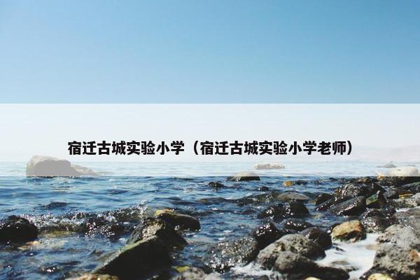 宿迁古城实验小学（宿迁古城实验小学老师）