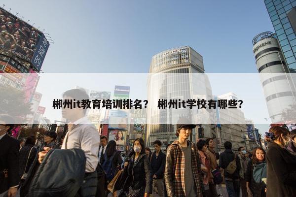 郴州it教育培训排名？ 郴州it学校有哪些？