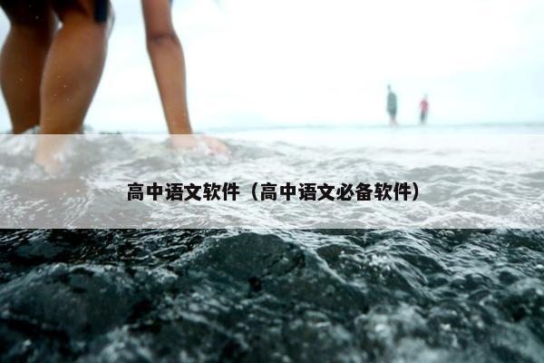 高中语文软件（高中语文必备软件）