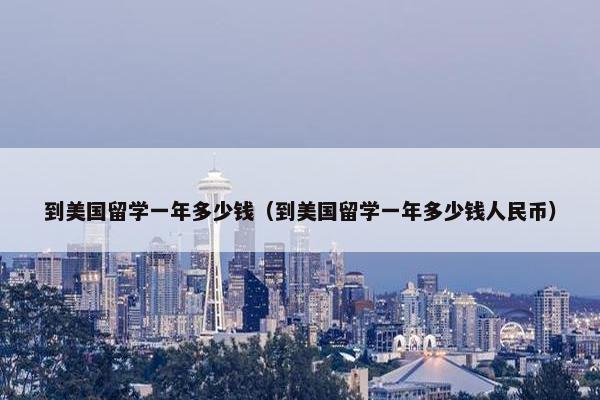 到美国留学一年多少钱（到美国留学一年多少钱人民币）