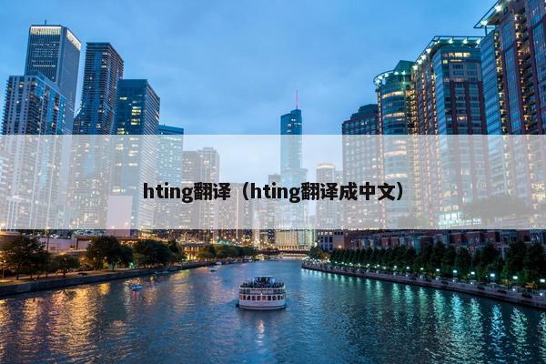 hting翻译（hting翻译成中文）