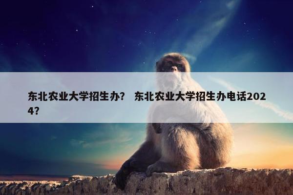 东北农业大学招生办？ 东北农业大学招生办电话2024？