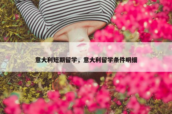 意大利短期留学，意大利留学条件明细