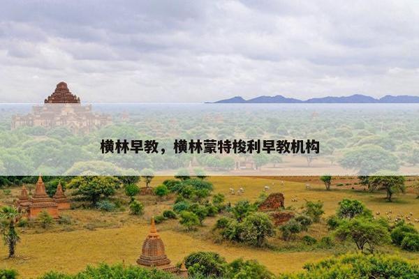 横林早教，横林蒙特梭利早教机构