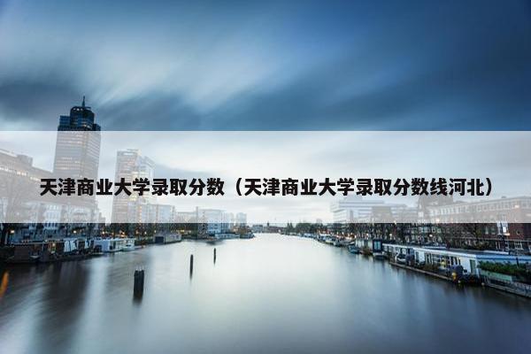 天津商业大学录取分数（天津商业大学录取分数线河北）