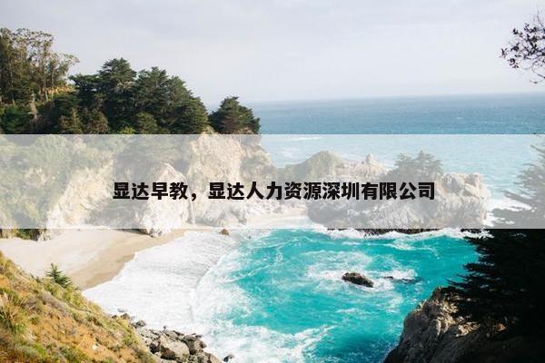 显达早教，显达人力资源深圳有限公司