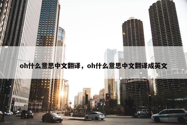 oh什么意思中文翻译，oh什么意思中文翻译成英文