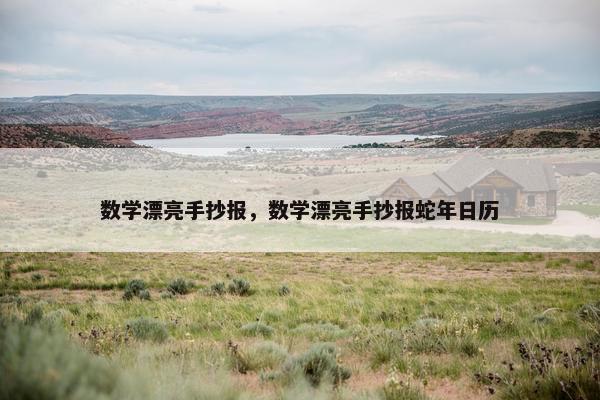 数学漂亮手抄报，数学漂亮手抄报蛇年日历