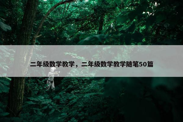 二年级数学教学，二年级数学教学随笔50篇