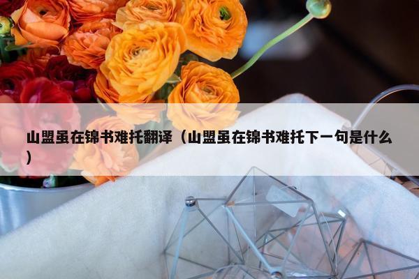 山盟虽在锦书难托翻译（山盟虽在锦书难托下一句是什么）