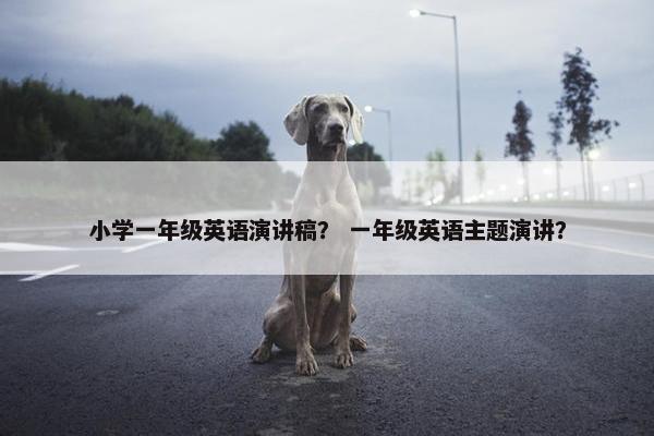 小学一年级英语演讲稿？ 一年级英语主题演讲？