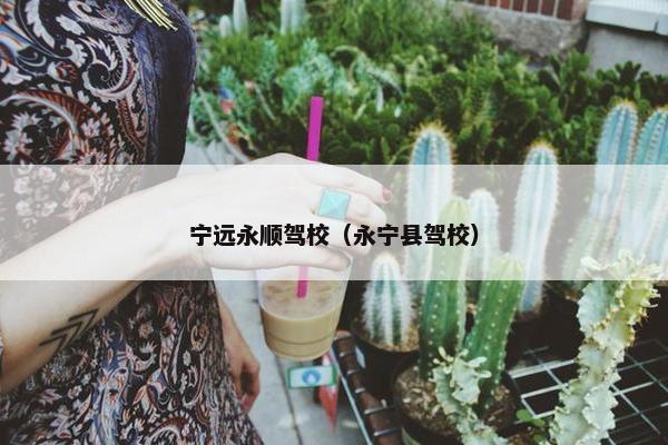宁远永顺驾校（永宁县驾校）