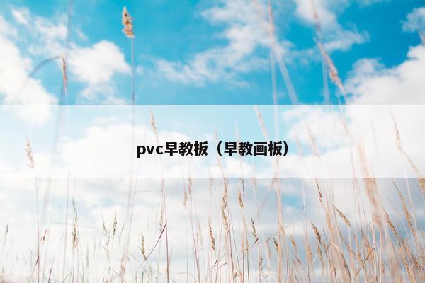 pvc早教板（早教画板）