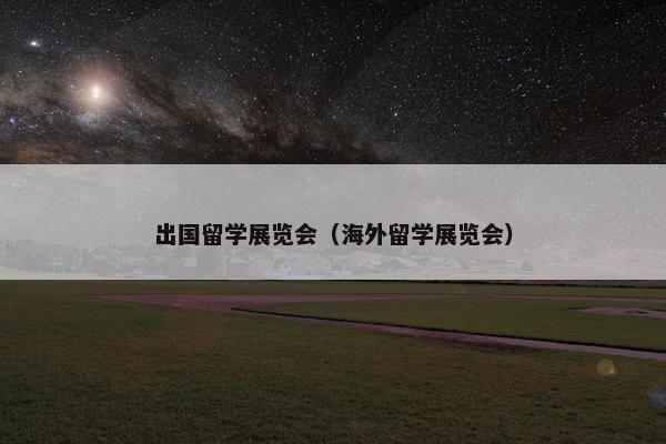 出国留学展览会（海外留学展览会）