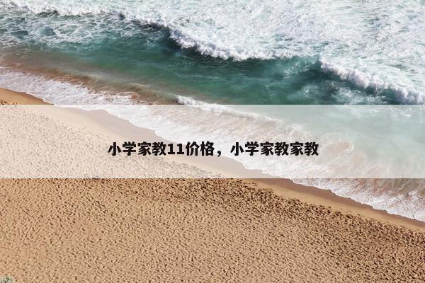小学家教11价格，小学家教家教