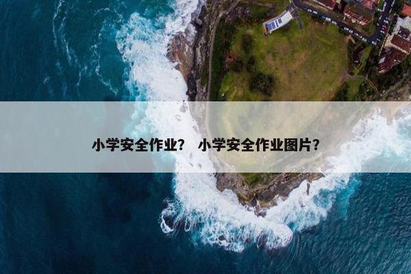 小学安全作业？ 小学安全作业图片？