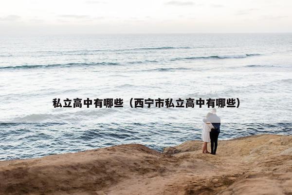 私立高中有哪些（西宁市私立高中有哪些）