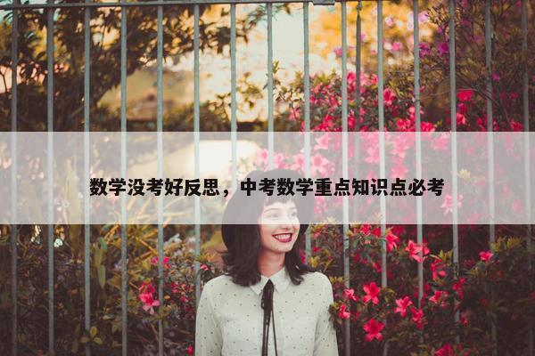 数学没考好反思，中考数学重点知识点必考