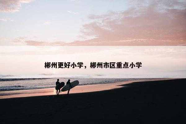 郴州更好小学，郴州市区重点小学