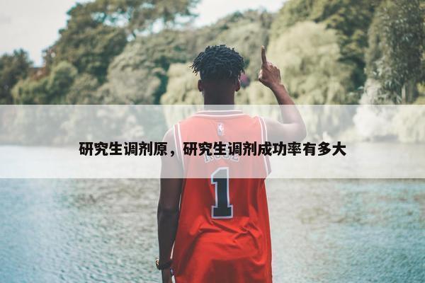 研究生调剂原，研究生调剂成功率有多大