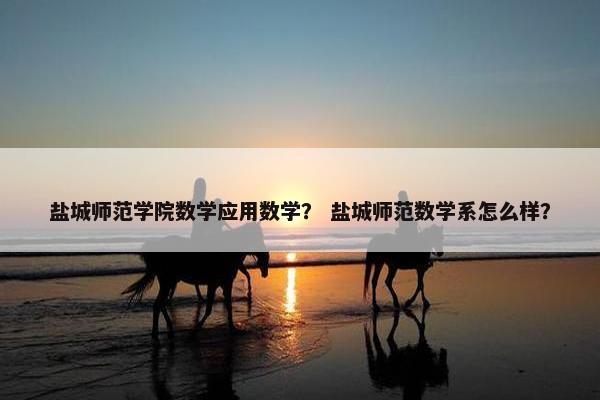 盐城师范学院数学应用数学？ 盐城师范数学系怎么样？