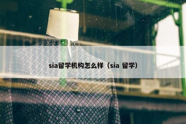 sia留学机构怎么样（sia 留学）