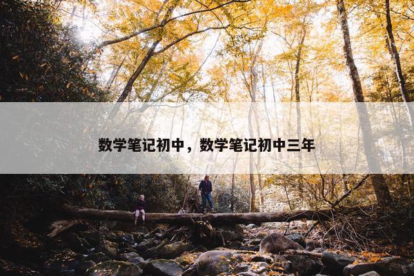 数学笔记初中，数学笔记初中三年