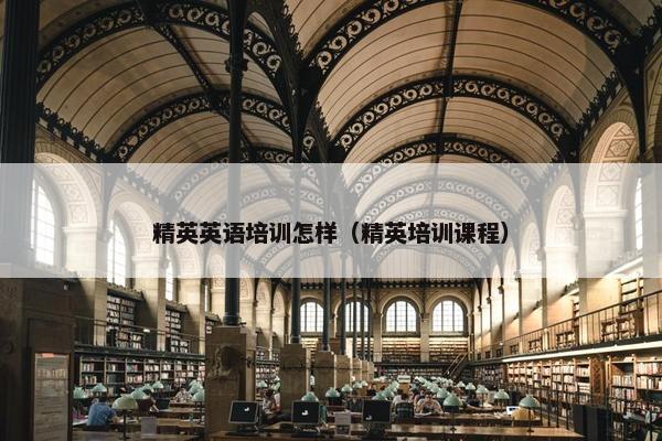 精英英语培训怎样（精英培训课程）