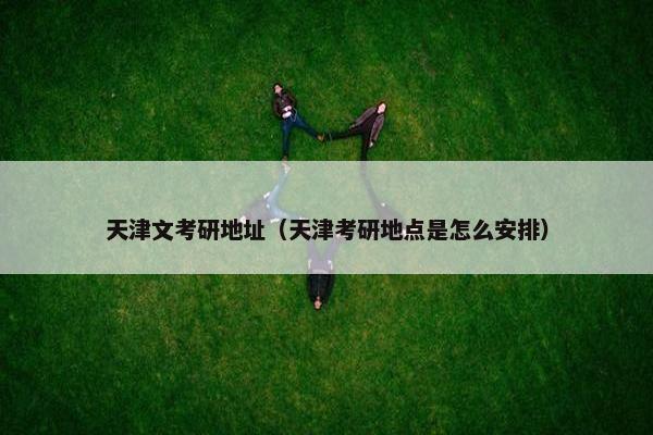 天津文考研地址（天津考研地点是怎么安排）