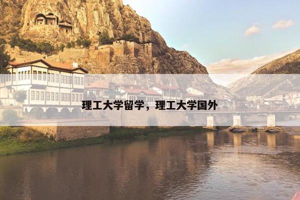 理工大学留学，理工大学国外