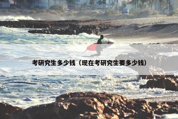 考研究生多少钱（现在考研究生要多少钱）