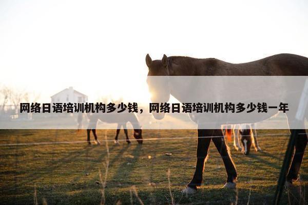 网络日语培训机构多少钱，网络日语培训机构多少钱一年