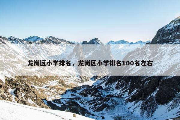 龙岗区小学排名，龙岗区小学排名100名左右