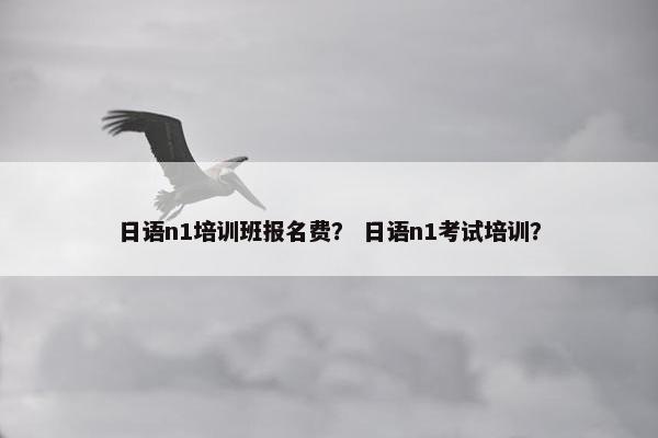 日语n1培训班报名费？ 日语n1考试培训？