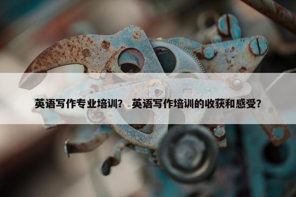 英语写作专业培训？ 英语写作培训的收获和感受？