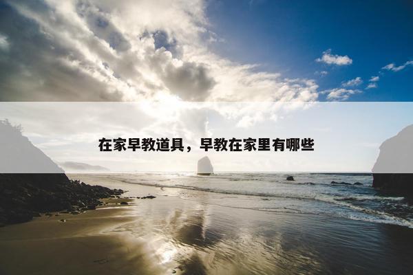 在家早教道具，早教在家里有哪些