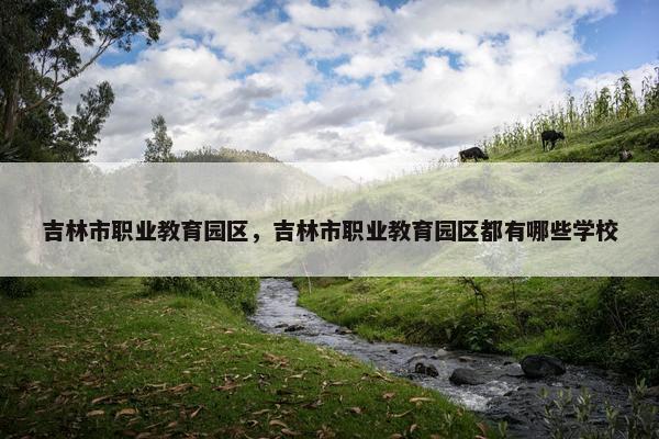 吉林市职业教育园区，吉林市职业教育园区都有哪些学校