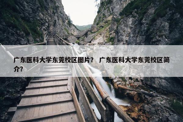 广东医科大学东莞校区图片？ 广东医科大学东莞校区简介？