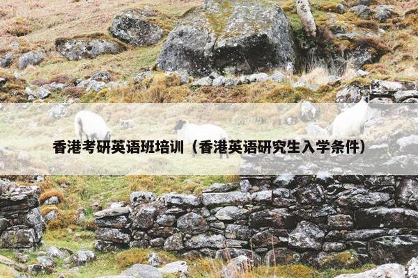 香港考研英语班培训（香港英语研究生入学条件）