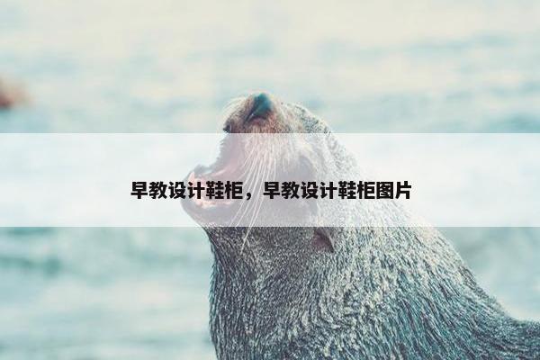 早教设计鞋柜，早教设计鞋柜图片