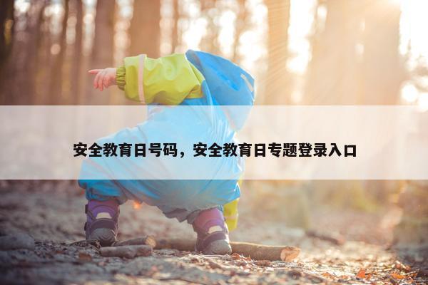 安全教育日号码，安全教育日专题登录入口