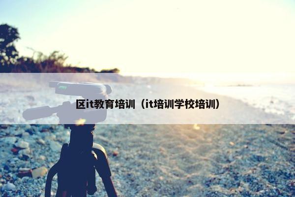 区it教育培训（it培训学校培训）