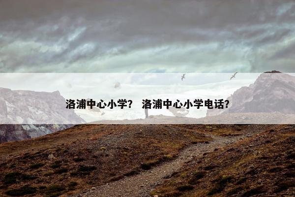 洛浦中心小学？ 洛浦中心小学电话？